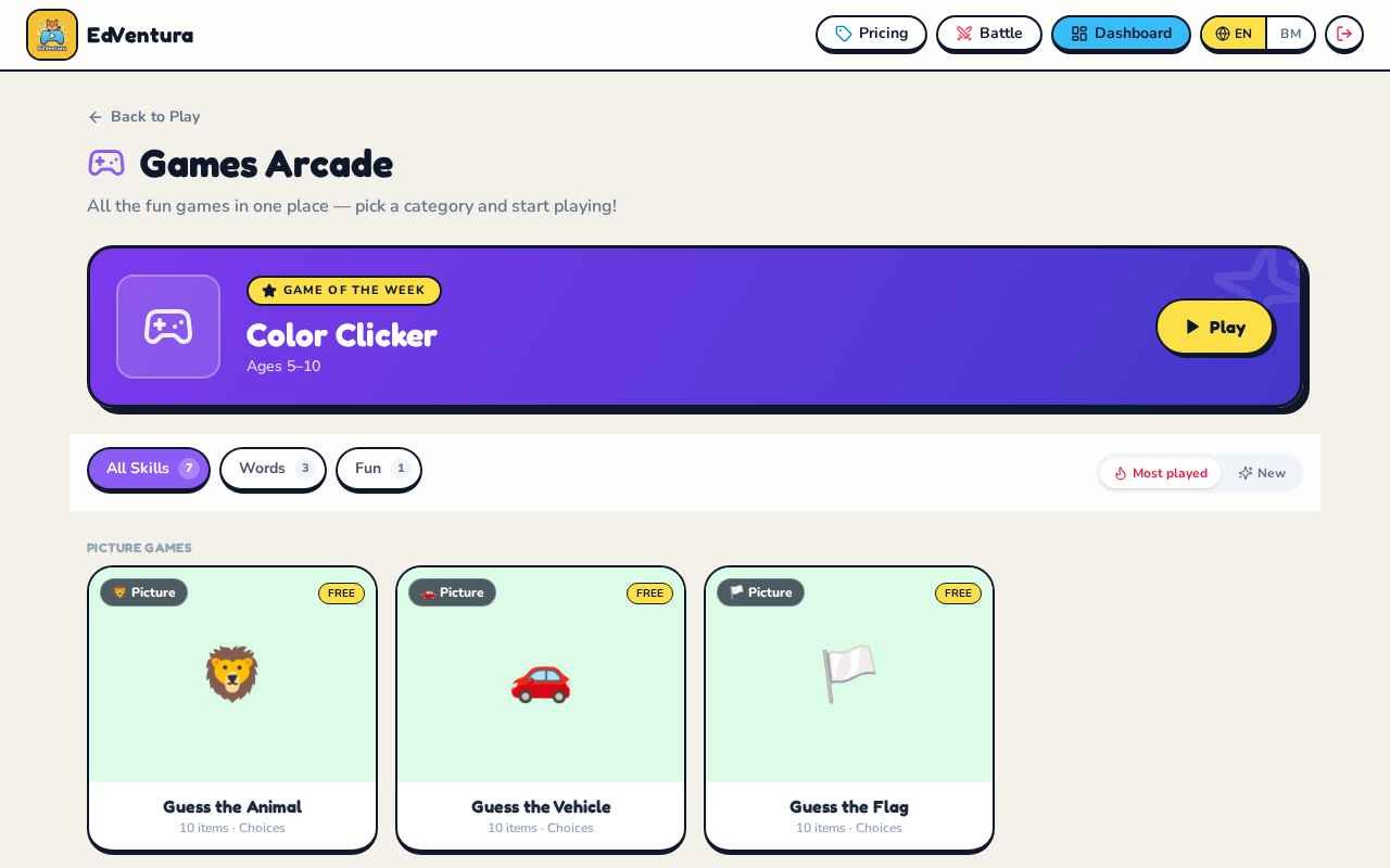 Fun Games Arcade